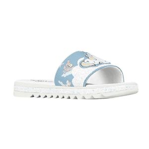 BIBI Sandalias Flat Form Blanco