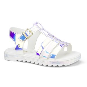 BIBI Sandalias Flat Form Blanco