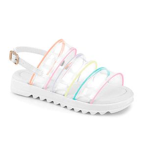 BIBI Sandalias Flat Form Blanco
