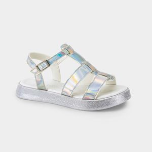 BIBI Sandalias Plataforma Plateado